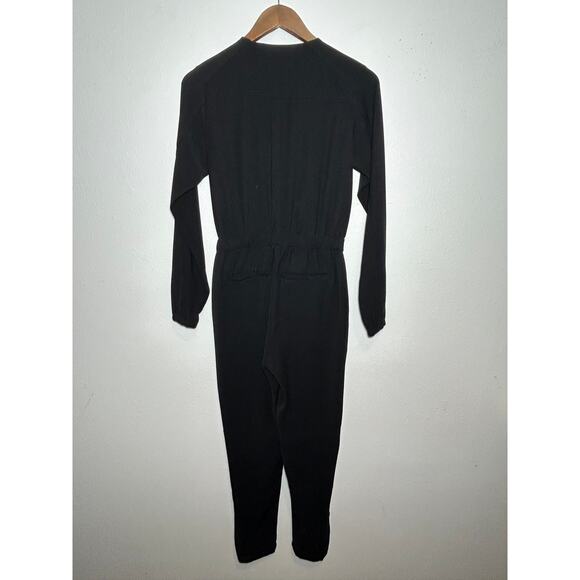 MICHAEL Michael Kors Black Jumpsuit With Zip Front Size XXS - Picture 5 of 9